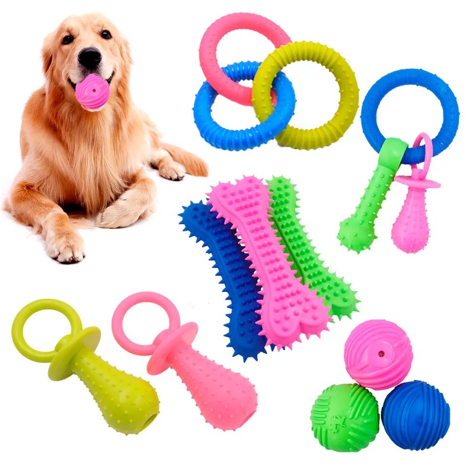 Soft Tpr Toeth Cleaning Dog Chew Pet Toy